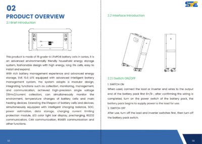 Thông tin pin Lưu Trữ Lithium SVE 15.6 LITE 2