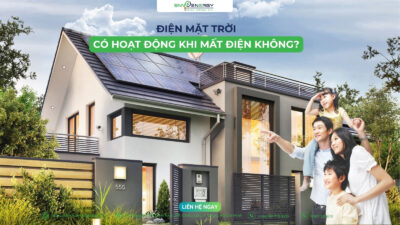 Điện mặt trời có hoạt động khi mất điện không