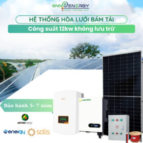 hệ thống hòa lưới bám tải 12kw