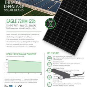 Tấm pin Jinko 525w