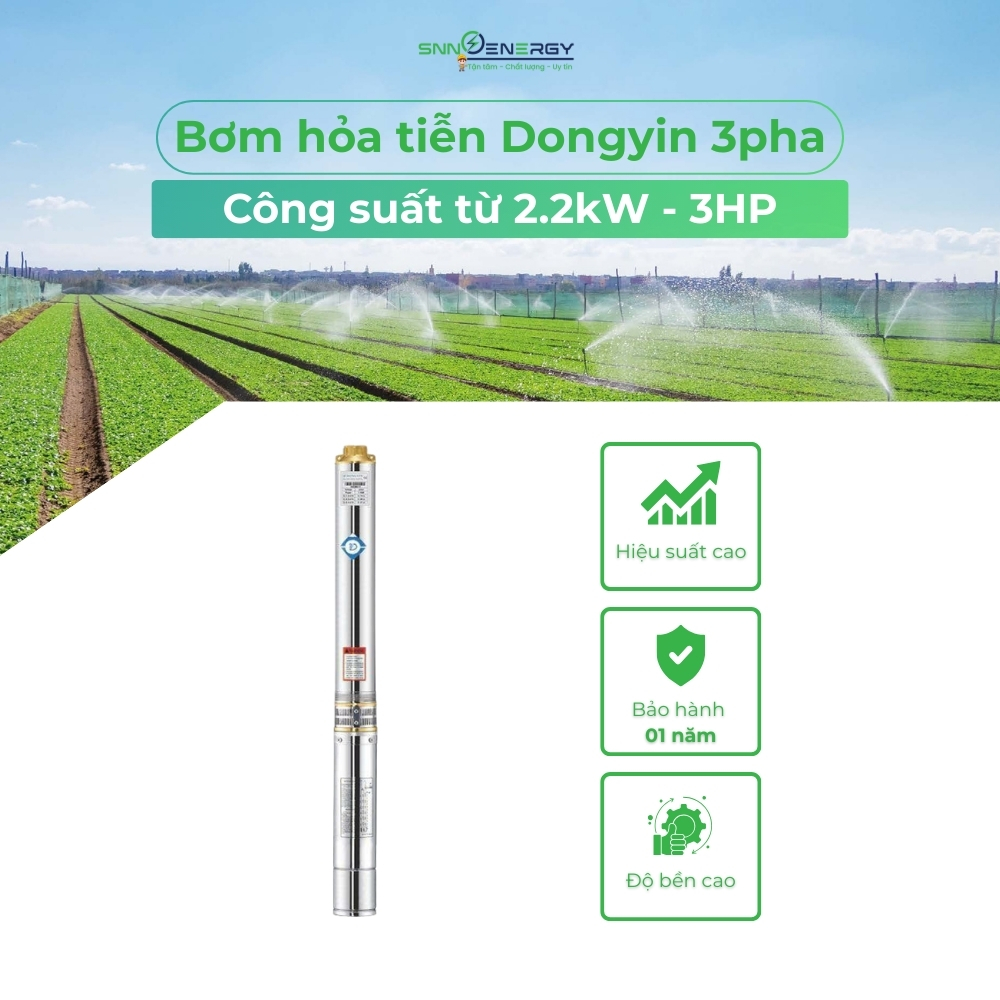 Bơm hỏa tiễn Dongyin công suất 2.2kw