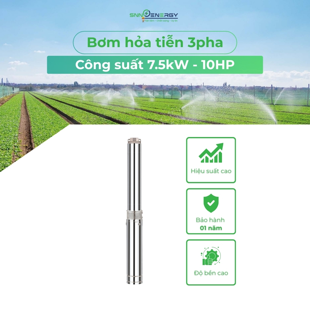 Bơm hỏa tiễn 7.5kw