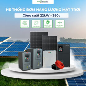 hệ thống bơm năng lượng mặt trời 22kw 380v
