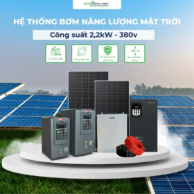 Hệ thống bơm năng lượng mặt trời 2,2kw 380v