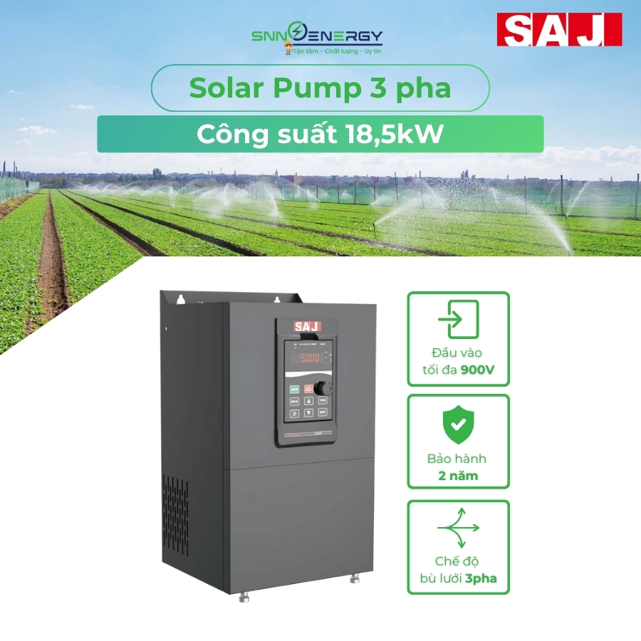 Solar pump SAJ 3 pha 18.5kw