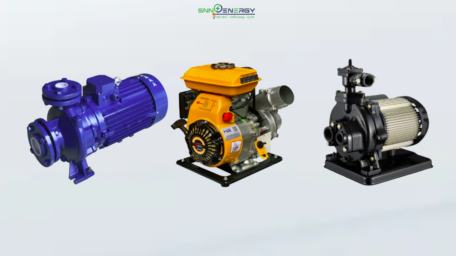 một số loại máy bơm phổ biến