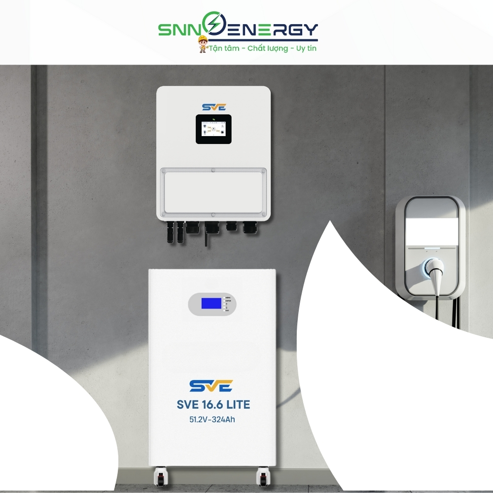 Biến tần Inverter Hybrid SVE và pin lưu trữ SVE
