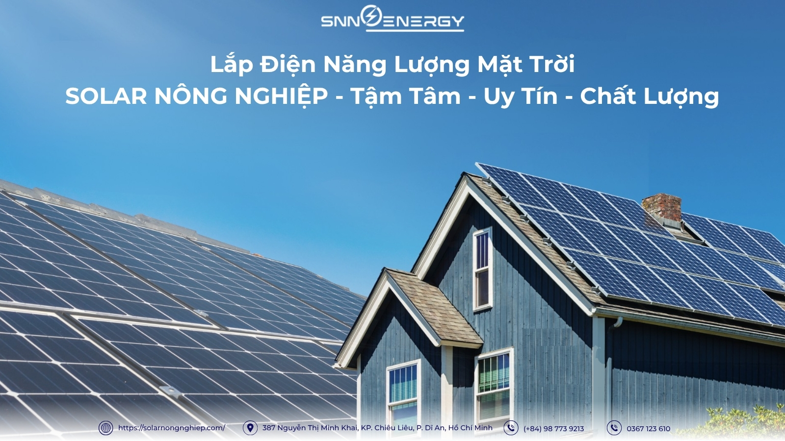 Lắp điện năng lượng mặt trời - Solar Nông Nghiệp