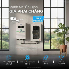 Khuyến mãi biến tần 6kw tặng tủ điện
