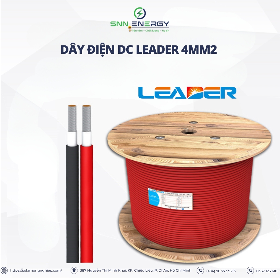 Dây điện DC - Phụ kiện điện năng lượng mặt trời