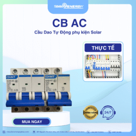 Cầu dao tự động CB DC phụ kiện chuyên dụng điện mặt trời