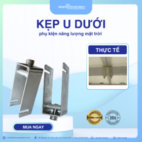 KẸP U DƯỚI MẠ KẼM NHÚNG NÓNG – PHỤ KIỆN NĂNG LƯỢNG MẶT TRỜI