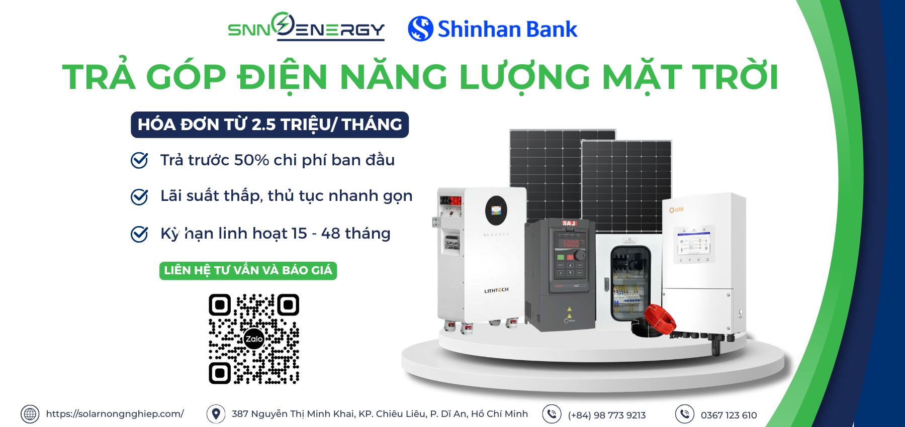 banner trả góp điện mặt trời