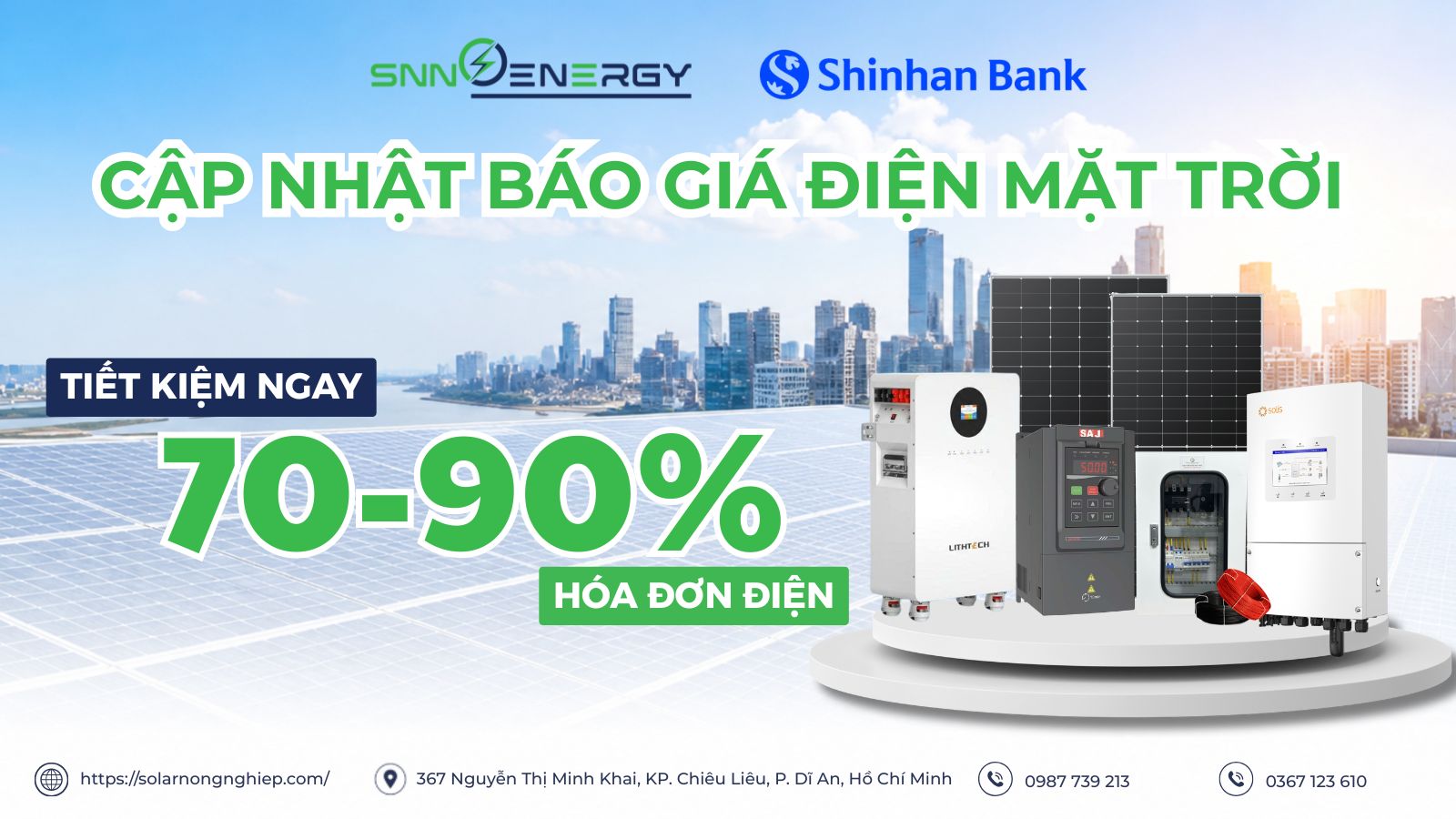 Trả góp hệ thống điện năng lượng mặt trời