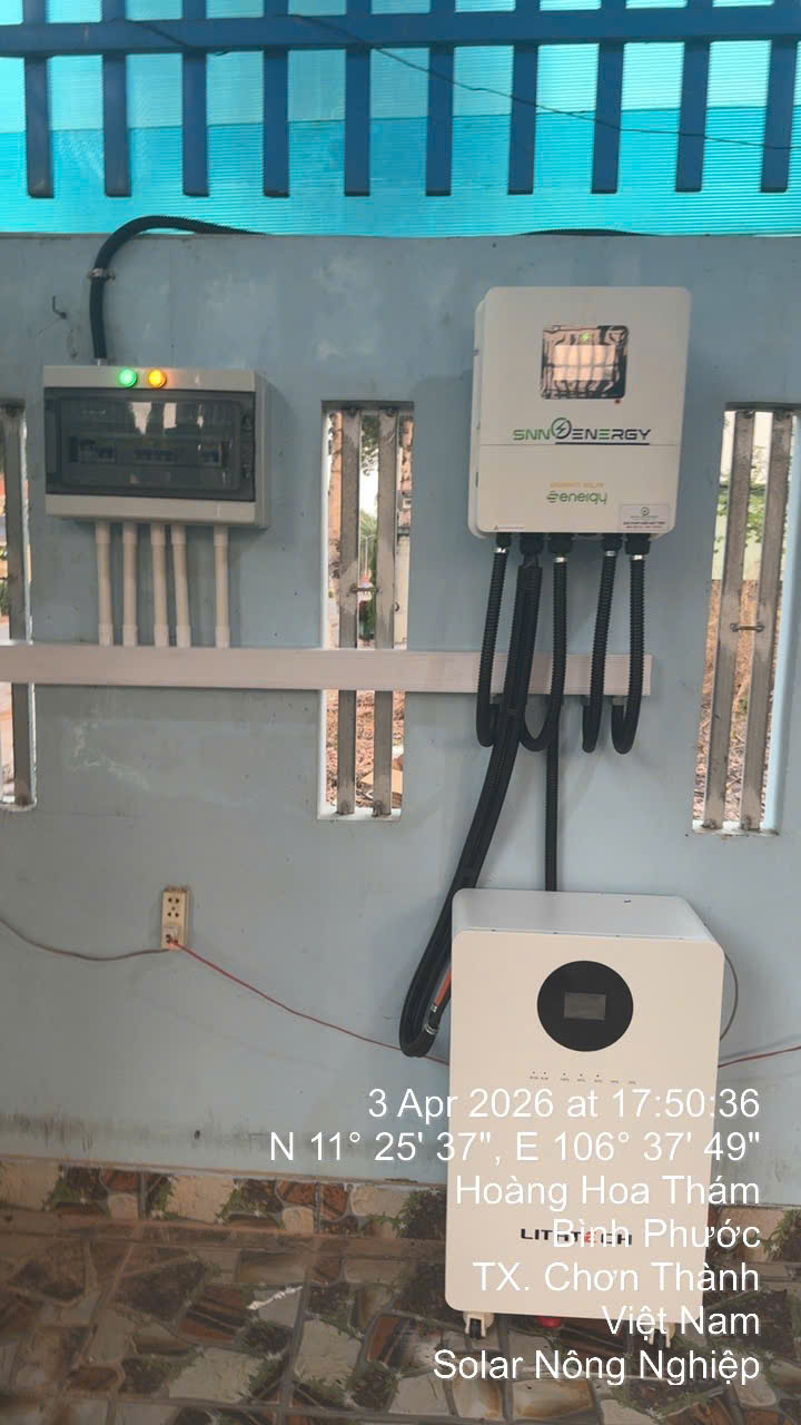 Hệ thống điện mặt trời trả góp Chơn Thành - Đồng Nai